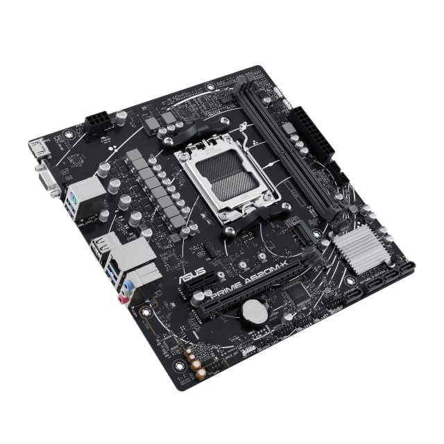 Tarjeta Madre ASUS PRIME A620M-K | Micro ATX | AM5 | AMD A620 | DDR5 (Hasta 96GB) | VGA / HDMI | Negro | PRIME A620M-K