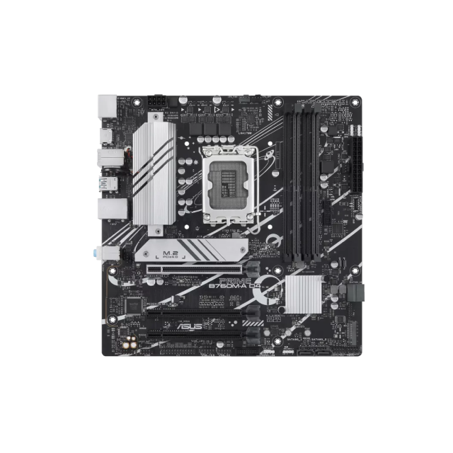 Tarjeta Madre ASUS PRIME B760M-A D4 |  mATX | LGA1700 |  Intel B760 | DDR4 x4 (Max. 128GB) | PRIME B760M-A D4