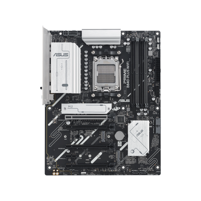 Tarjeta Madre ASUS PRIME B840-PLUS WIFI | ATX | AM5 | RAM DDR5 (Hasta 256GB) | WiFI 6E / Bluetooth 5.3 | DisplayPort / HDMI | PRIME B840-PLUS WIFI
