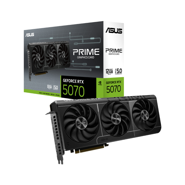 Tarjeta de Video ASUS PRIME Geforce RTX 5070 | 12GB GDDR7 |  192-bit | HDMI / DisplayPort | PRIME-RTX5070-12G