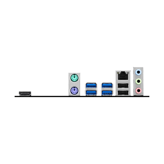 Tarjeta Madre MSI PRO A520M-S | Micro ATX | Socket AM4 | Chipset AMD A520 | 2 x DDR4 (Hasta 64GB) | 1 x HDMI / 6 x USB 2.0 / 6 x USB-A | Negro | PRO A520M-S