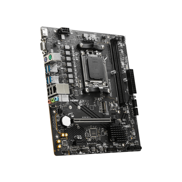 Tarjeta Madre MSI PRO A620M-E | mATX | Socket AM5 | AMD A620 | DDR5 (Hasta 128GB) | PRO A620M-E