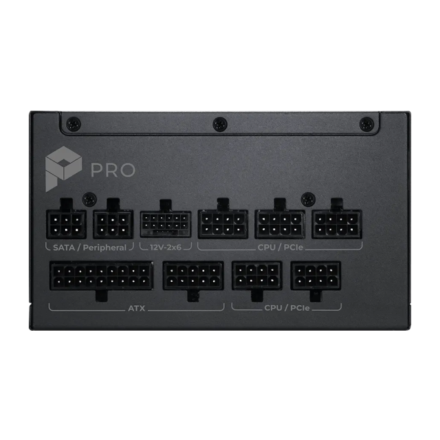 Fuente de Poder MSI PRO A850PL PCIE5 | 850W | 80 PLUS Platinum | Full Modular | 120mm | Compatible con ATX 3.1 y PCIe 5.1 | Blanco / Negro | PRO A850PL PCIE5