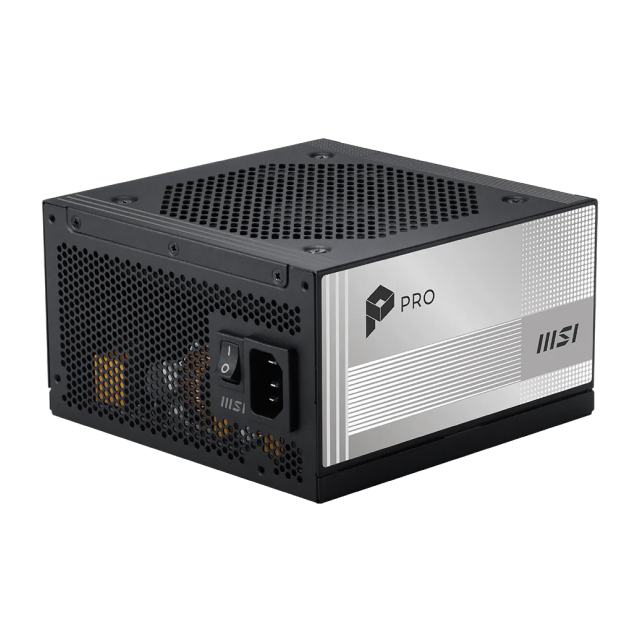 Fuente de Poder MSI PRO A850PL PCIE5 | 850W | 80 PLUS Platinum | Full Modular | 120mm | Compatible con ATX 3.1 y PCIe 5.1 | Blanco / Negro | PRO A850PL PCIE5