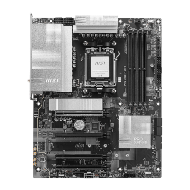 Tarjeta Madre MSI PRO B850-P WIFI | ATX | Socket AM5 | Chipset AMD B850 | Hasta 256GB DDR5 | HDMI | PRO B850-P WIFI