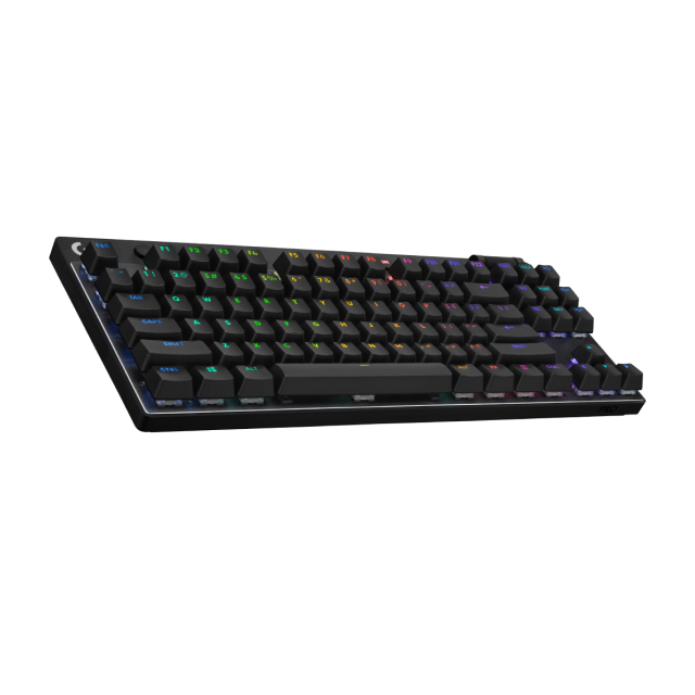 Teclado mecánico Logitech G PRO X TKL para juegos | Inalámbrico | Batería Recargable |  Iluminación RGB LIGHTSYNC | Negro | Inglés Táctil  | 920-012127