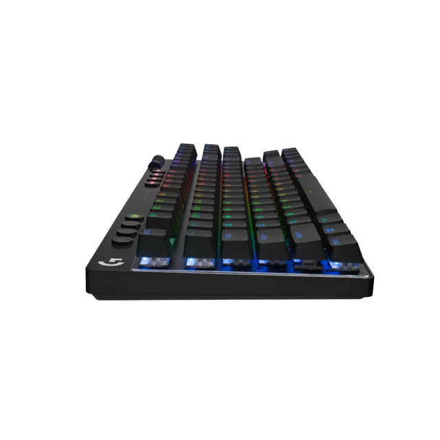 Teclado mecánico Logitech G PRO X TKL para juegos | Inalámbrico | Batería Recargable |  Iluminación RGB LIGHTSYNC | Negro | Inglés Táctil  | 920-012127