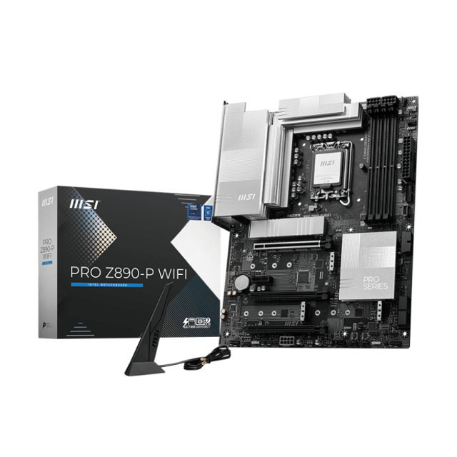 Tarjeta Madre MSI PRO Z890-P WIFI | ATX | Intel Z890 | LGA 1851 | DDR5 256GB (Máx) | Wi-Fi 7 / Bluetooth 5.4 | HDMI / DP / Thunderbolt | PRO Z890-P WIFI