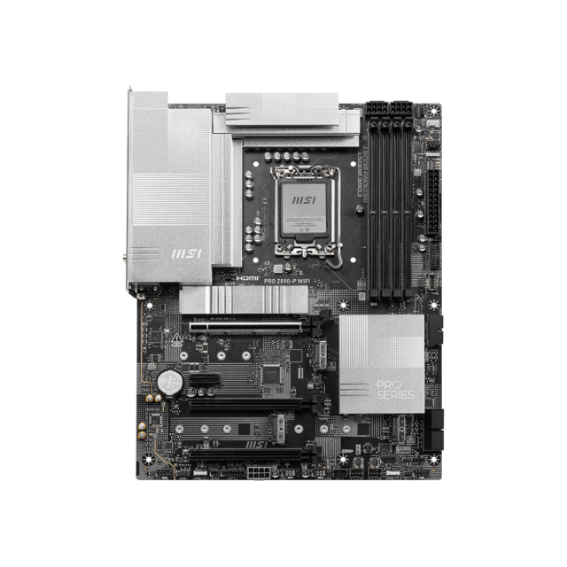 Tarjeta Madre MSI PRO Z890-P WIFI | ATX | Intel Z890 | LGA 1851 | DDR5 256GB (Máx) | Wi-Fi 7 / Bluetooth 5.4 | HDMI / DP / Thunderbolt | PRO Z890-P WIFI