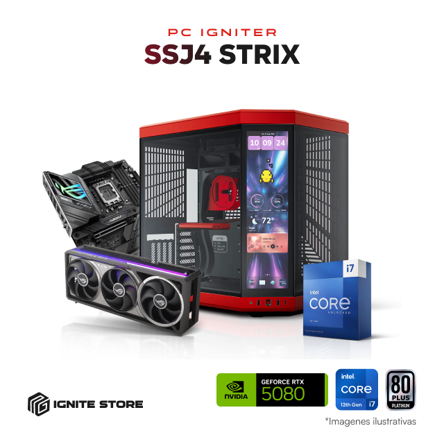 PC IGNITER SSJ4 STRIX - INTEL i7 13700KF + RTX 5080 ROG ASTRAL 