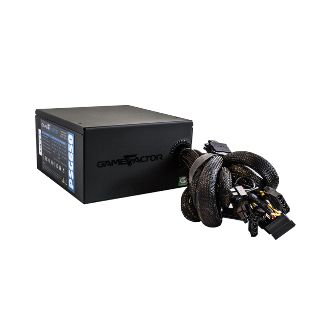 Fuente de Poder Game Factor PSG650 | 650W | 80 + Plus Bronce | 24-pin ATX | Ventilador 120mm | PSG650