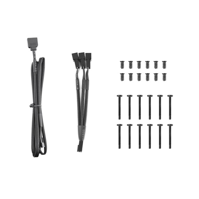 Kit de Ventiladores Thermaltake Pure 12 ARGB | 120mm x 3 | 500 ~ 1500 R.P.M  | 25.8 dB-A | CL-F127-PL12SW-A