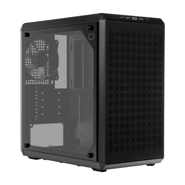 GABINETE COOLER MASTER MASTERBOX Q300L V2 NEGRO MATX (1 VENTILADOR PREINSTALADO) / Q300LV2-KGNN-S01