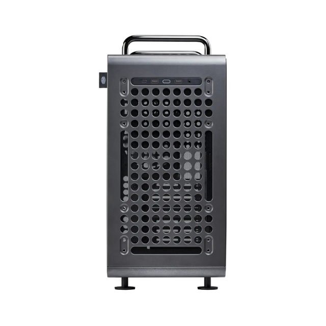 Gabinete Cooler Master QUBE 540 | Media Torre | E-ATX / ATX / Micro-ATX / Mini-ITX | USB-A 3.2 / USB-C 3.2 | 1 Ventilador Preinstalado | Diseño Modular con Panel I/O Reubicable | Cristal Templado | Alto Airflow con Panel Perforado | Negro | Q540-MGNN-S00