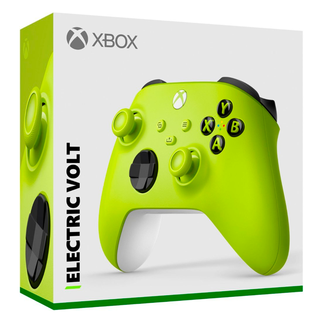 CONTROL INALAMBRICO XBOX SERIES X|S ELECTRIC VOLT (INCLUYE 2 PILAS AA) / QAU-00021