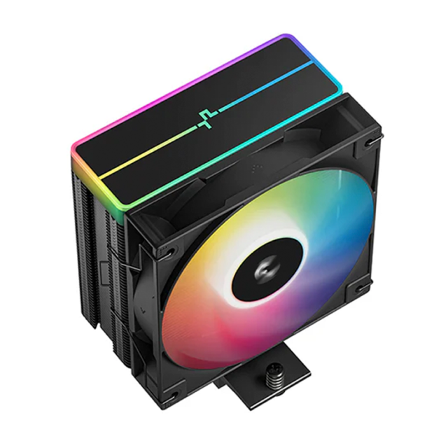Disipador de Aire DeepCool AG400 BK ARGB V2 | 154 mm | 500 a 2100 RPM | 31.6 dBA | AM5 / AM4 | LGA 1851 / 1700 / 1200 / 1151 / 1150 / 1155 | ARGB | Negro | R-AG400-BKAMMN-GJD