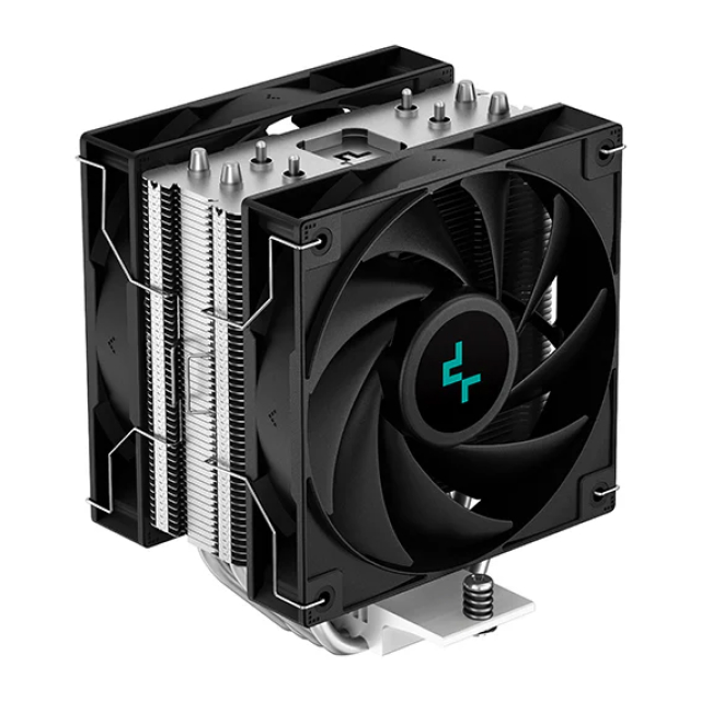 Disipador de Aire DeepCool AG400 PLUS | 150 mm | 500 a 2000 RPM | 31.6 dBA | AM5 / AM4 | LGA 1851 / 1700 / 1200 / 1151 / 1150 / 1155 | Negro | R-AG400-BKNNMD-G