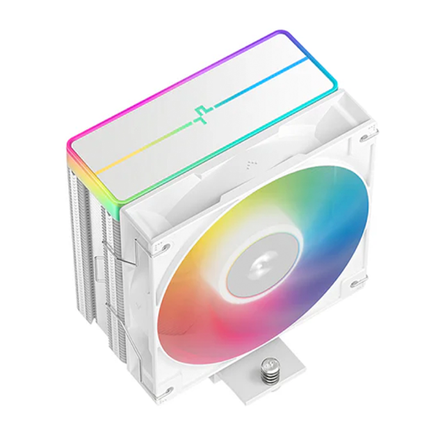 Disipador de Aire DeepCool AG400 WH ARGB V2 | 154 mm | 500 a 2100 RPM | 31.6 dBA | AM5 / AM4 | LGA 1851 / 1700 / 1200 / 1151 / 1150 / 1155 | ARGB | Blanco | R-AG400-WHAMMN-GJD