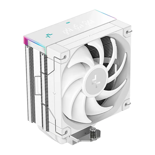 Disipador de Aire DeepCool AK400 DIGITAL PRO WH | 159 mm | 500 a 1750 RPM | 25 dBA | AM5 / AM4 | LGA 1851 / 1700 / 1200 / 1151 / 1150 / 1155 | Pantalla de Estado de CPU | ARGB | Blanco | R-AK400-WHAPMN-G