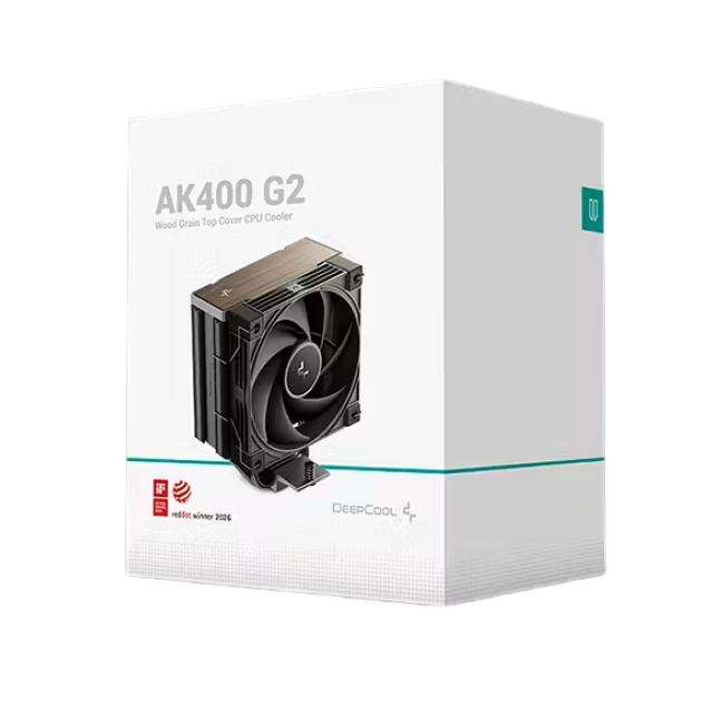 Disipador de Aire DeepCool AK400 G2 | 120 mm | 2200 RPM | 31.45 dBA | AM5 / AM4 | LGA 1851 / 1700 / 1200 / 1151 / 1150 / 1155 / 1156 | Negro | R-AK400G2-BKNNMN-GJD