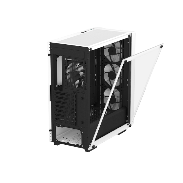 Gabinete DEEPCOOL CC560 WH V2 | ATX / Micro-ATX / Mini-ITX | 4 Ventiladores Preinstalados | Color Blanco | R-CC560-WHGAA4-G-2