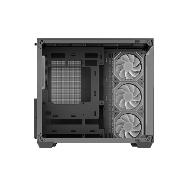 Gabinete Deepcool CG530 4F | ATX / Micro-ATX / ITX  | Back Connect ATX / Mini-ATX | 4 Ventiladores Preinstalados | Color Negro | R-CG530-BKADA4-G-1