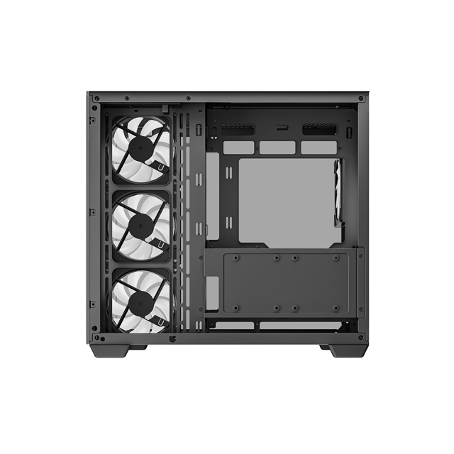 Gabinete Deepcool CG530 4F | ATX / Micro-ATX / ITX  | Back Connect ATX / Mini-ATX | 4 Ventiladores Preinstalados | Color Negro | R-CG530-BKADA4-G-1