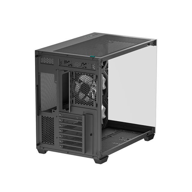Gabinete Deepcool CG530 4F | ATX / Micro-ATX / ITX  | Back Connect ATX / Mini-ATX | 4 Ventiladores Preinstalados | Color Negro | R-CG530-BKADA4-G-1