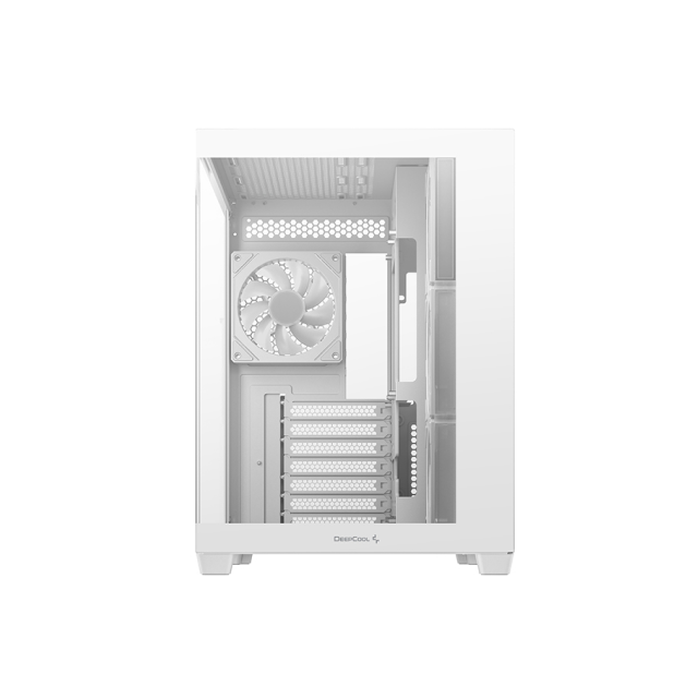 Gabinete Deepcool CG530 4F | ATX / Micro-ATX / ITX | Back Connect ATX / Mini-ATX | 4 Ventiladores Preinstalados | Color Blanco | R-CG530-WHADA4-G-1