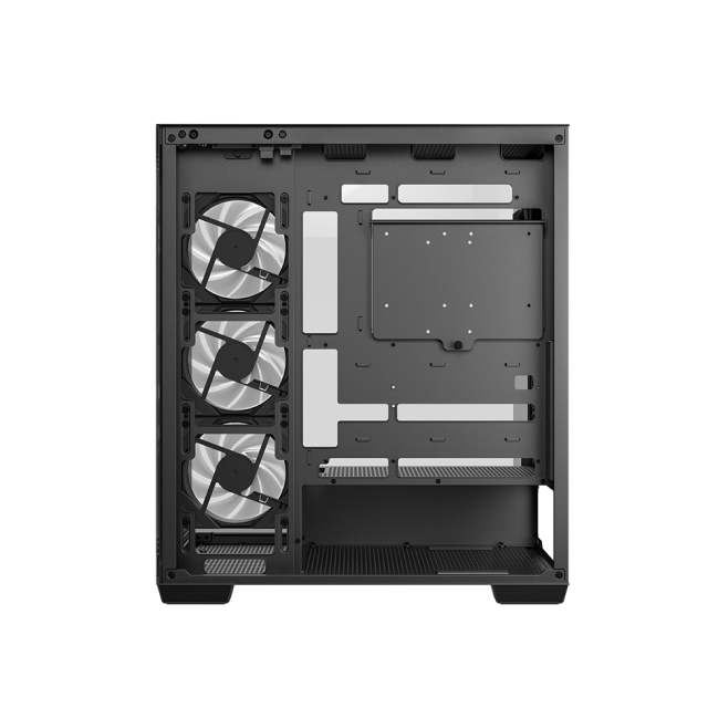 Gabinete DeepCool CG580 4F | Mid-Tower | ATX/Micro-ATX/Mini-ITX | ATX/mATX (Back Connect) | 4 Ventiladores Preinstalados (120mm)| Negro | R-CG580-BKADA4-G-1