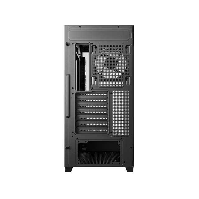 Gabinete DeepCool CG580 4F | Mid-Tower | ATX/Micro-ATX/Mini-ITX | ATX/mATX (Back Connect) | 4 Ventiladores Preinstalados (120mm)| Negro | R-CG580-BKADA4-G-1
