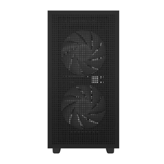 Gabinete DeepCool CH360 DIGITAL | Mini Torre | Micro-ATX / Mini-ITX | USB 3.0 | Cristal Templado | Pantalla de Estado de CPU y GPU | 3 Ventiladores ARGB Pre-Instalados | Negro | R-CH360-BKAPE3D-G-1