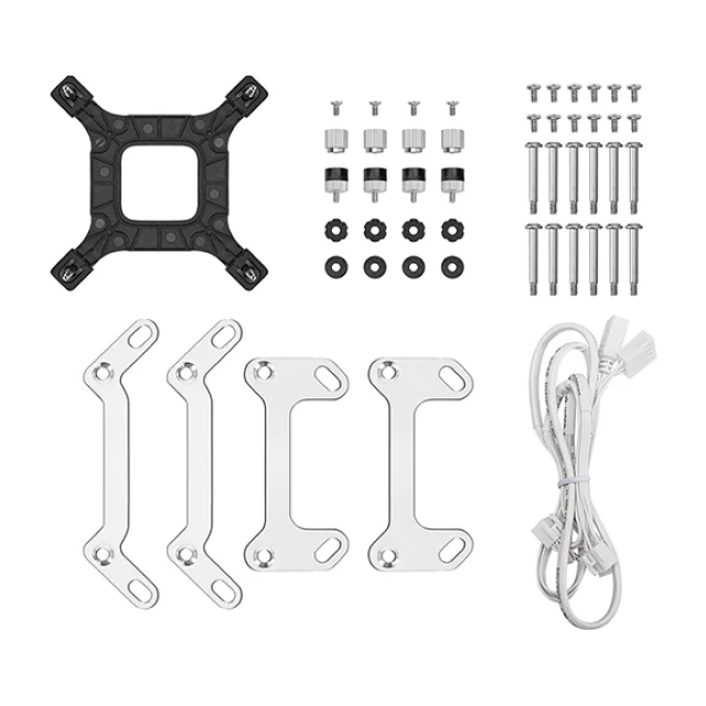 Enfriamiento Líquido DeepCool LD360 WH | 360 mm | Hasta 3400 RPM | 38.7 dBA | AM5 / AM4 | LGA 1851 / 1700 / 1200 / 1151 / 1150 / 1155 | Pantalla LED | ARGB | Blanco | R-LD360-WHDMMN-G-1