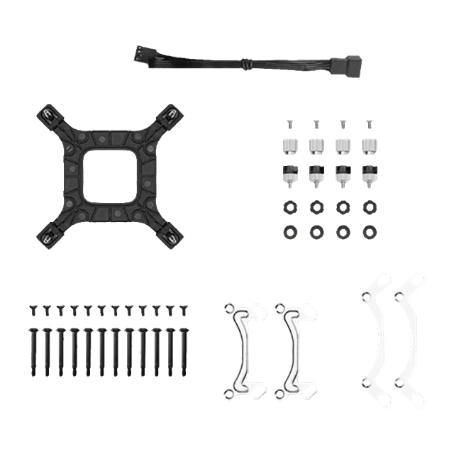 Disipador Líquido DeepCool LE360 V2 ZERO DARK | 360 mm | 2500 a 3400 RPM | 31.6 dBA | AM5 / AM4 | LGA 1851 / 1700 / 1200 / 1151 / 1150 / 1155 | ARGB | Negro | R-LE360ZERO-BKLNMD-G-1