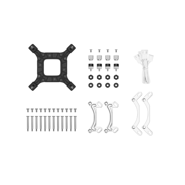 Enfriamiento Líquido DeepCool LE720 | 3 x 120mm | 500-2550 RPM | 17.8 dBA | LGA1851/1700 | AM5/AM4 | Color Blanco | R-LE720-WHAMMN-G-1
