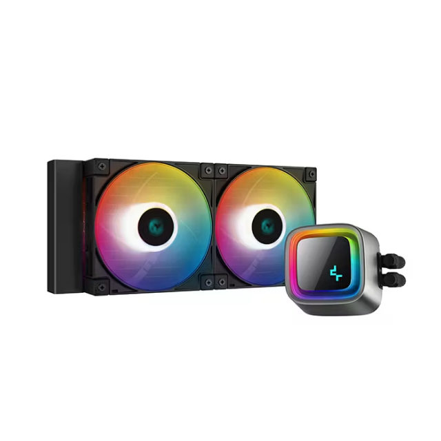 Enfriamiento Líquido DeepCool LS520 (Bulk - Sin Caja) | 240 mm | 500 - 2250 RPM | 32.9 dBA | AM5 / AM4 / sTRX4 / sTR4 | LGA 1700 / 1200 / 1151 / 1150 / 1155 / 2011 / 2011-v3 / 2066 | ARGB | Negro | R-LS520-BKAMNT-G-1