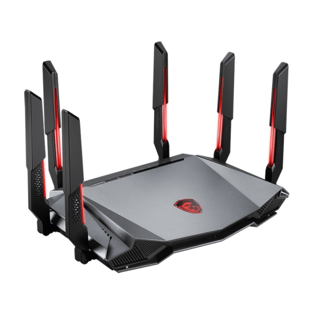Router Gamer MSI RadiX AXE6600 | Wi-Fi 6E | Tri-Band | 2.4GHz / 5GHz / 6GHz | RadiX AXE6600 WiFi 6E Tri-Band Gaming Router