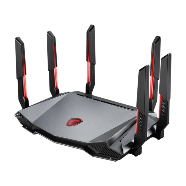 Router Gamer MSI RadiX AXE6600 | Wi-Fi 6E | Tri-Band | 2.4GHz / 5GHz / 6GHz | RadiX AXE6600 WiFi 6E Tri-Band Gaming Router