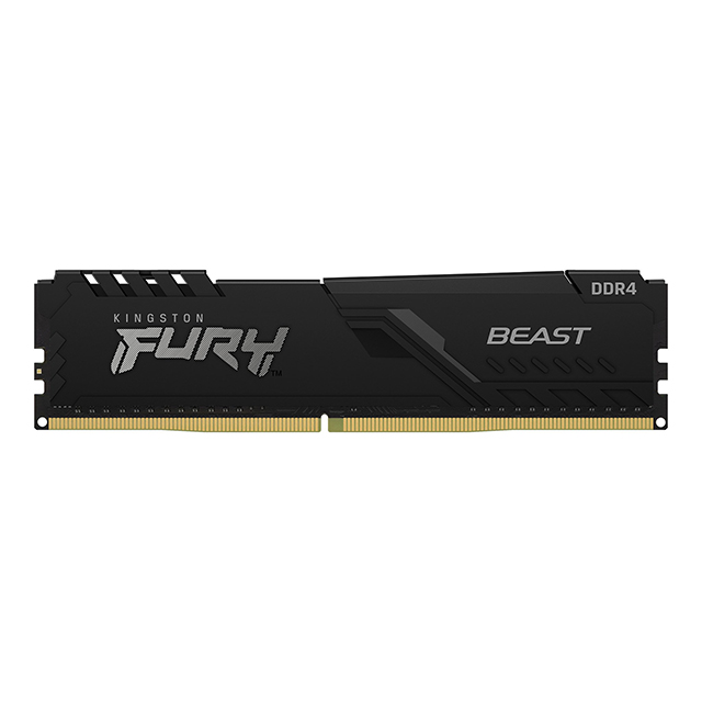 MEMORIA RAM DDR4 8GB 3200MT/s KINGSTON FURY BEAST NEGRO / KF432C16BB/8