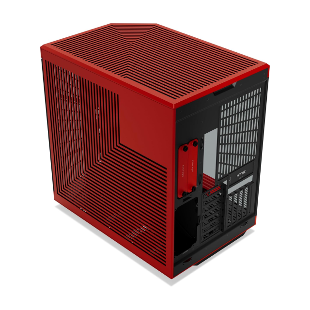 Gabinete HYTE Y70 con Panel 4K LCD Touch | EATX | Color Negro/Rojo| CS-HYTE-Y70-BR-L