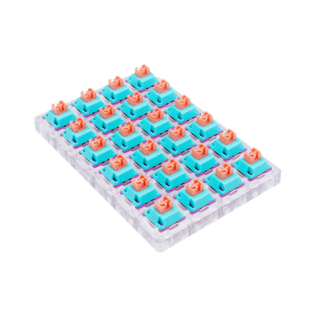 SWITCHES PARA TECLADO MECANICO REDRAGON BULLET-R NEON LINEAL 24 Pz (COMPATIBLE CON TECLADOS REDRAGON HOT SWAP) / A113R