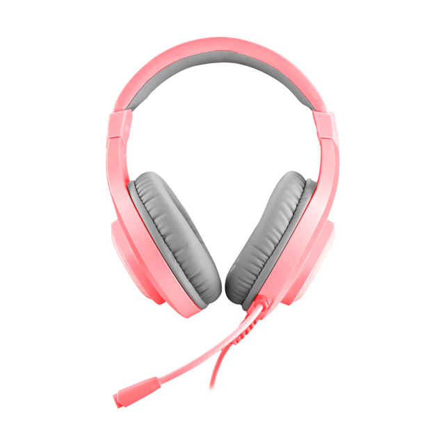 DIADEMA GAMER REDRAGON HYLAS PINK RGB CON MICROFONO - 3.5MM DOBLE + ADAPTADOR 3.5MM + USB - H260P-RGB