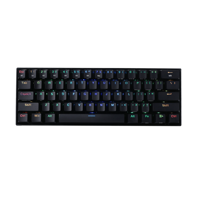 Teclado Inalámbrico Mecánico Draconic K530 | 60% / 61 Teclas | Switches Redragon Brown | RGB | Inglés | K530-RGB