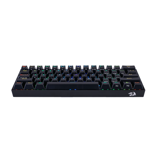 Teclado Inalámbrico Mecánico Draconic K530 | 60% / 61 Teclas | Switches Redragon Brown | RGB | Inglés | K530-RGB