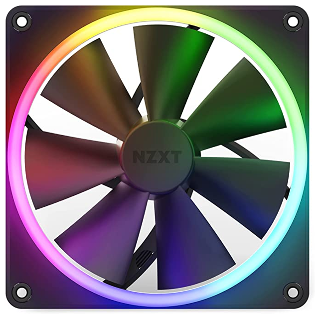 Kit de 2 Ventiladores NZXT F140 RGB - Negro - 140mm - Incluye Controlador