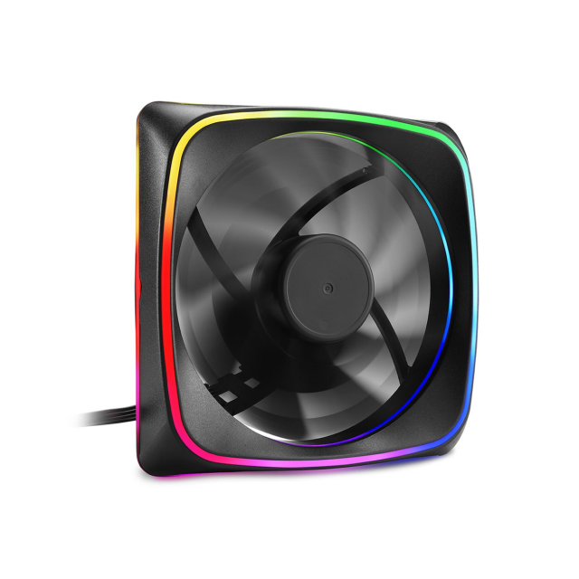 Ventilador Sharkoon RGB SHARK Lights | 120mm | 1000r.p.m | 15,2 dB(A) | LEDs RGB | F-LRGB 