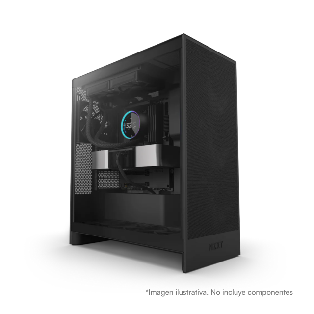 Enfriamiento Líquido NZXT Kraken Elite 240 | 1,200 - 2,800 ± 300 RPM | Pantalla LCD Personalizable (60Hz) | Ventiladores F120P x 2 | LGA 1851/ AM5 | RL-KN24E-B2