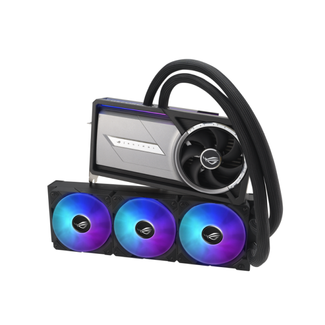 Tarjeta de Video ASUS ROG Astral LC NVIDIA GeForce RTX 5090 OC Edition | 32GB GDDR7 | PCIe 5.0 | 512 Bits | 2 x HDMI / 3 x DisplayPort | Enfriamiento Líquido 360mm Integrado | ARGB | Negro | ROG-ASTRAL-LC-RTX5090-O32G-GAMING