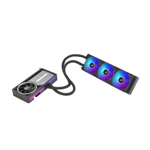 Tarjeta de Video ASUS ROG Astral LC NVIDIA GeForce RTX 5090 OC Edition | 32GB GDDR7 | PCIe 5.0 | 512 Bits | 2 x HDMI / 3 x DisplayPort | Enfriamiento Líquido 360mm Integrado | ARGB | Negro | ROG-ASTRAL-LC-RTX5090-O32G-GAMING