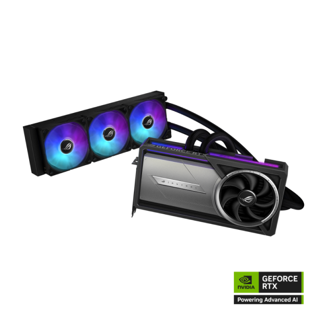 Tarjeta de Video ASUS ROG Astral LC NVIDIA GeForce RTX 5090 OC Edition | 32GB GDDR7 | PCIe 5.0 | 512 Bits | 2 x HDMI / 3 x DisplayPort | Enfriamiento Líquido 360mm Integrado | ARGB | Negro | ROG-ASTRAL-LC-RTX5090-O32G-GAMING
